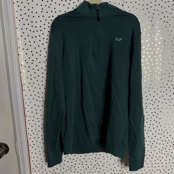 Vineyard vines boyGreen Half-Zip Sweater